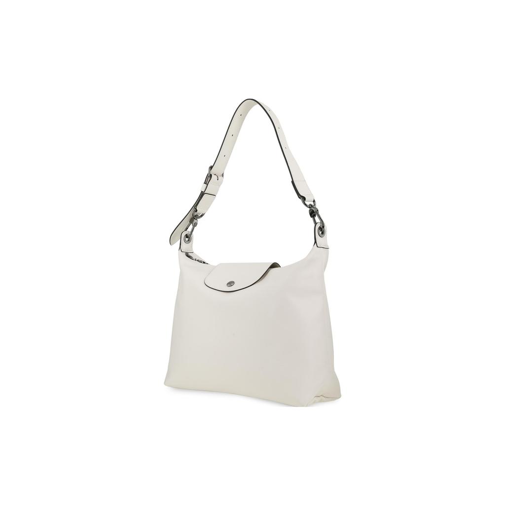Longchamp Le Pliage Xtra 32 Snap Zipper Closure Leather Hobo Handbag Women handbags Beige 10189987037