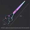 Pet Grooming Scissors High Quality Professional 7 Inch Dog Straight Shears Pets Beauty Sharp Edge Animals Hair Cutting Tools