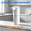 Dispensador de jabón automático con sensor inteligente para baño y cocina