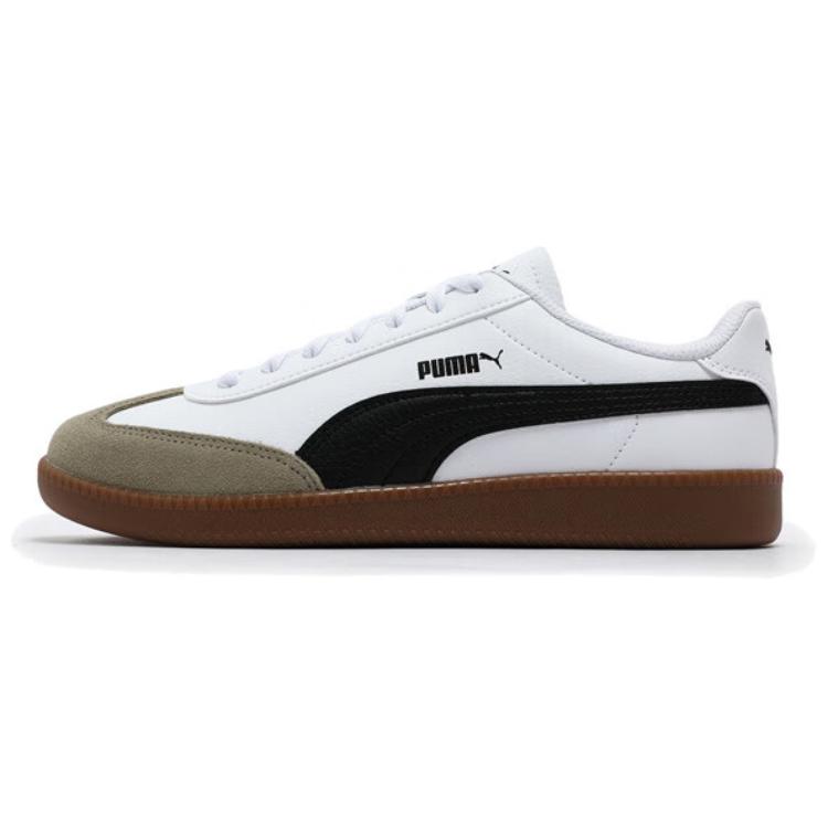 Puma 9-T Comfortable Fashion Low-Top Sneakers Unisex Sneakers White Black Brown 398174-04