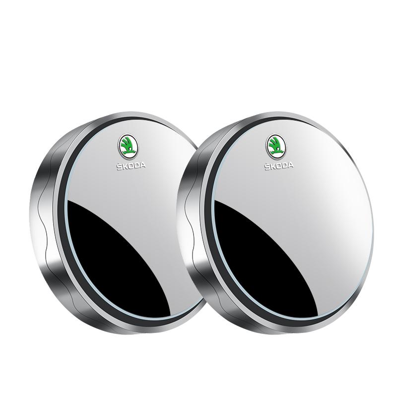 pdvri7 2Pcs 360 Degree Adjustable Blind Spot Mirror for Skoda Kodiaq Karoq 2 A7 Tour VRS Superb Octavia Yeti Fabia 1 Rapid Accessories