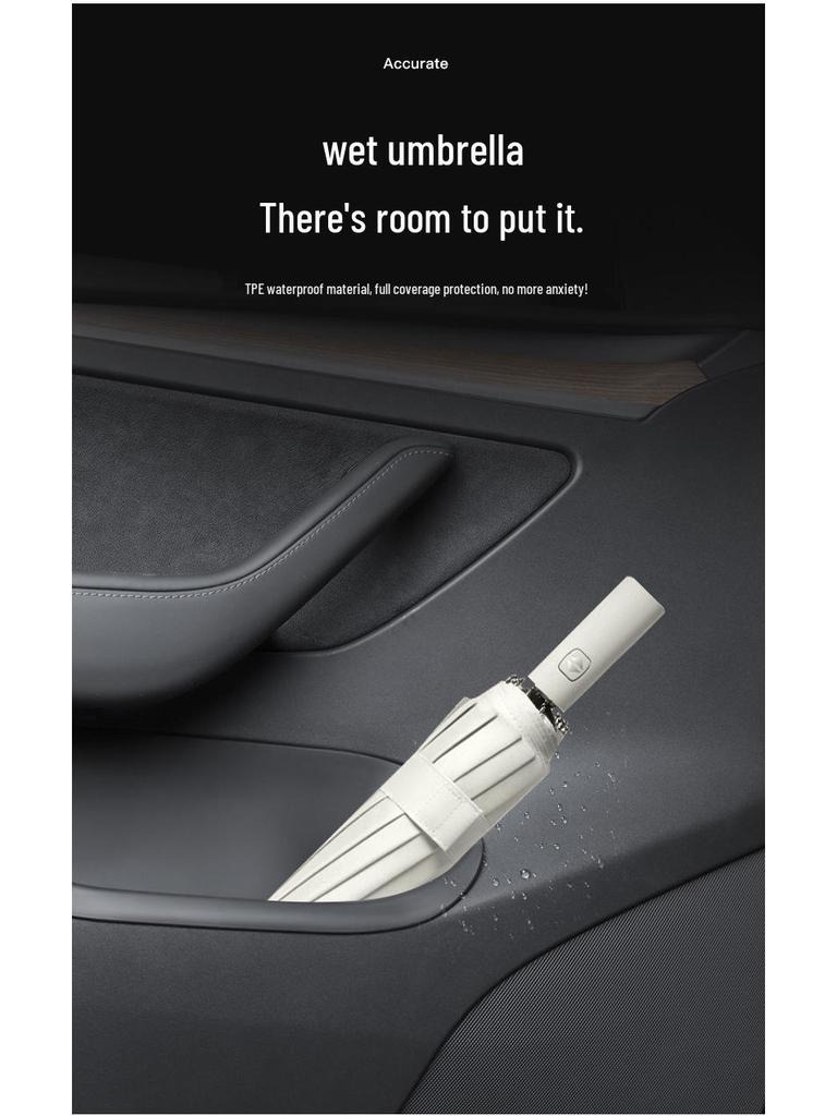 Подходит для Tesla Model Y/3 Facelift - Полностью закрывающийся коврик для отсека в двери.