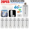 20/1 шт. Беспроводной 4G WiFi USB-модем Wi-Fi адаптер 150 Мбит/с Высокоскоростной роутер SIM-карта Plug And Play USB-донгл для ноутбука
