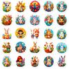 50 Easter Bunny Personality Diy Party Carnival Day Stickers