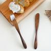 Деревянный лакированный нож для масла, коричневый, 2 предмета, популярная корейская столовая посуда