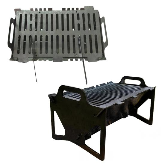 Складной гриль-барбекю, не требующий инструментов для сборки, портативный походный гриль