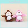 Cute King Kong Keychain Cartoon Stuffed Monkey Plush Toy Perfect Keyring Doll