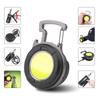 Cob Keychain Work Light, Keychain Flashlight with 4 Lighting Modes, Keychain Light with Cap Clip Bottle Opener, Emergency Light