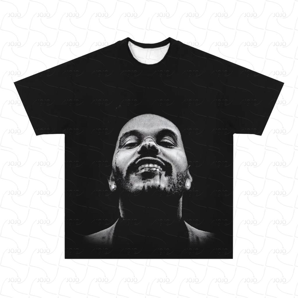 Футболка с ретро-графическим принтом Real Rapper The Weeknd, мужская хип-хоп одежда, стиль Y2k, унисекс, модная, оверсайз, гангстерский стиль, подарок для фаната.