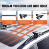 Universal Roof Rack Crossbar 53.2" Length for Vehicle w/ Raised Side Rail