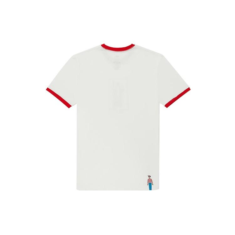 Vans T Shirts Unisex White Crew Neck Moderate Straight Fit VN0A4VKNZ4Q