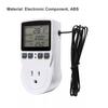 Контроллер температуры 16A 230V ЖК-дисплей с большим экраном, цифровой термостат, розетка для теплового коврика
