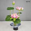 Pink Lotus Glass Table Ornament