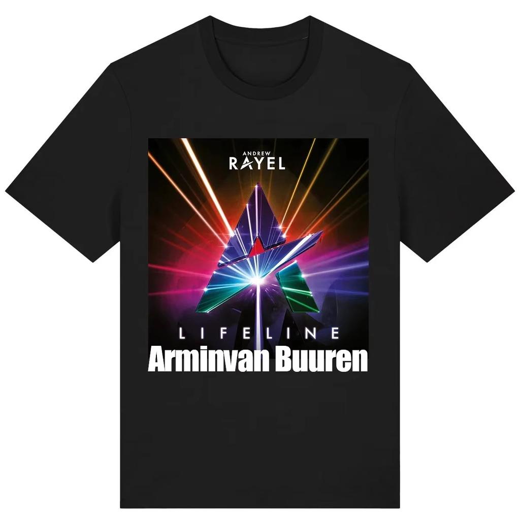 2026 Новые унисекс футболки Armin Buuren с коротким рукавом ARMIN VAN BUUREN Летняя футболка Одежда Электронная футболка Высококачественная