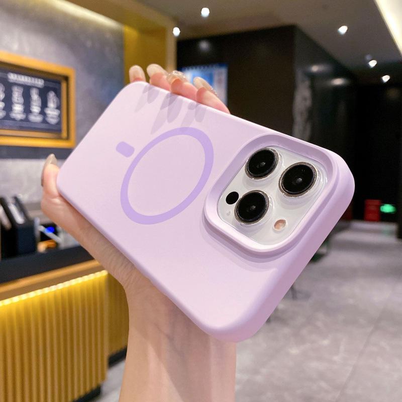 Магнитный чехол из жидкого силикона для iPhone 17 Pro Max, Полное покрытие, Защита от падений, Высококачественная защитная крышка для Apple 17.