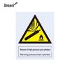 High-Pressure Gas Cylinder Warning Safety Sign