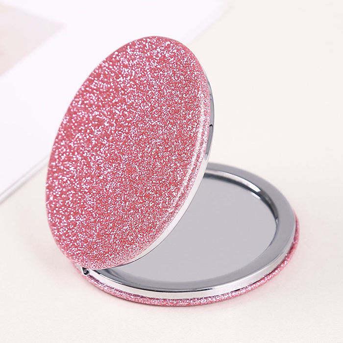 Portable Round Folding Makeup Mirror for Girls