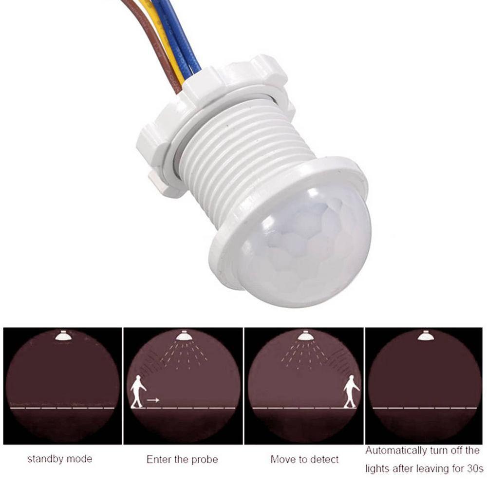 Night Lamp Light Switch Infrared Motion Sensor Switch PIR Motion Sensor Switch Auto On Off Light