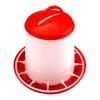 5kg Lid Chicken feeding bucket Farming tool Pheasant Quality Chickens ducks and quail dove Bird Feeder Safe hanging flat