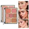 Компактная многофункциональная палитра для макияжа с мерцающими румянами и хайлайтерами