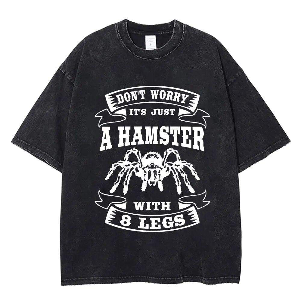 Винтажная футболка с принтом паука, женская футболка унисекс в стиле хип-хоп, Harajuku, готическая, панк-хлопковая, летние свободные футболки, уличная одежда Y2k