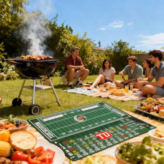 Настольная игра Футбольные кости Портативная для путешествий Семейные вечера Интерактивная футбольная игра Для взрослых Футбольные кости Касание костяшками Тачдаун Настольная игра