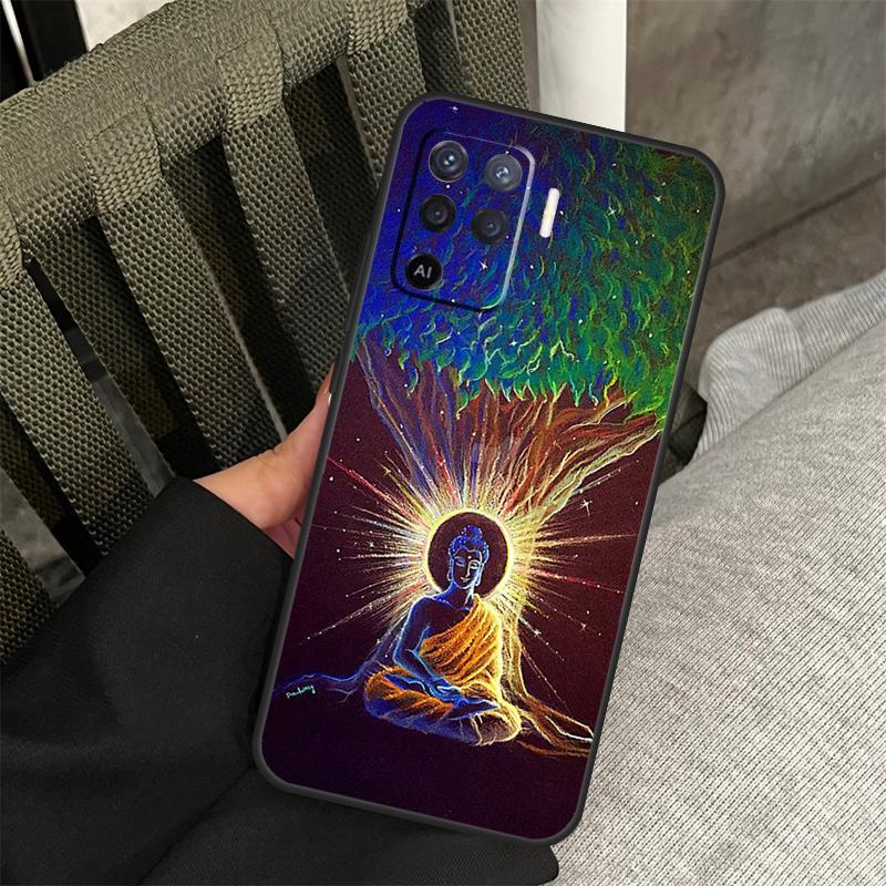 Buddha Case For Oppo A80 A60 A40 A94 A54 A98 A78 A18 A38 A58 A16 A76 A96 A17 A77 A74 A57S A15 Cover