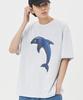 Dolphin Wave Apparel Футболка с графическим принтом Дельфин Гигант