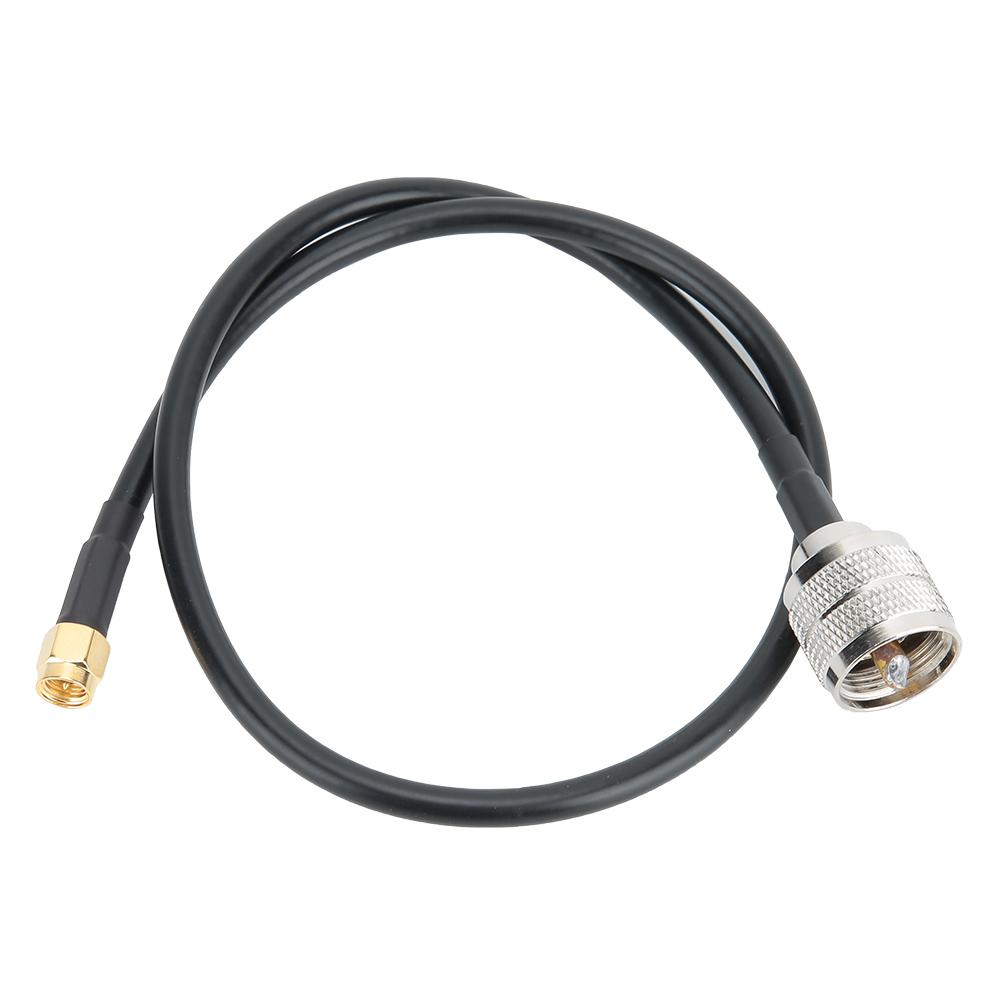 Кабель-адаптер с медным сердечником SMA Male to UHF PL259 Male с гибкой защитой от ультрафиолетового излучения и внешней оболочкой из огнестойкого ПВХ