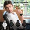 Men's Watches, Stylish Quartz Watches, Mesh Stainless Steel Watches, Waterproof Chronograph Watches With Automatic Date, Men's Stylish Casual Watches