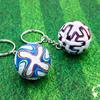Hanging Soccer Ball Key Chain Football Key Chain Football Pendant Keychain Football Keyring
