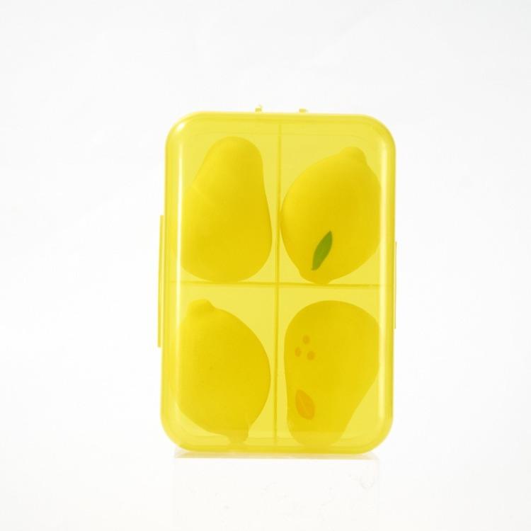 4/5/6 шт. набор спонжей для макияжа, косметические пуховки для тонального крема, пудры, консилера, блендер для макияжа с коробкой, серия цветов