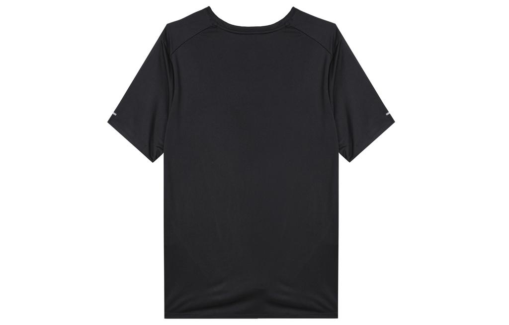 Nike Dri Fit T Shirts Men's Black Crew Neck Moderate Straight Fit