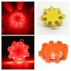 Car LED Road Flare Warning Light Emergency Light Disc Safety Flashing Light Roadside Beacon Magnetic Base Light with Batteries