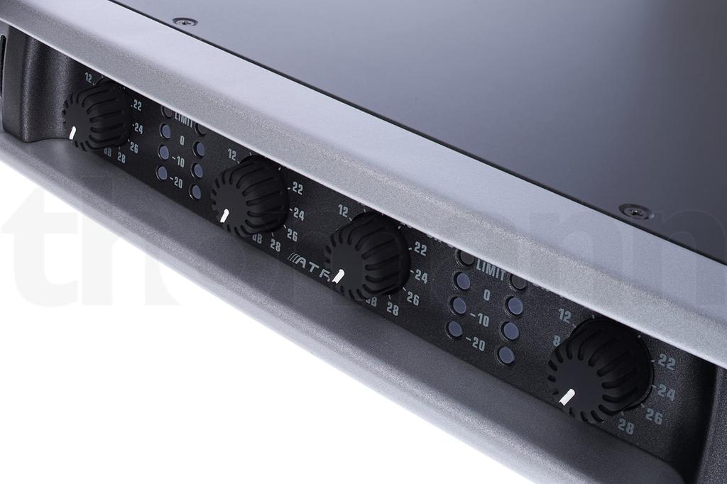 Behringer Power Amplifier 4 Channel 75W 1U Size ATR Transient Technology EPQ304 Silver (Accelerated Response)