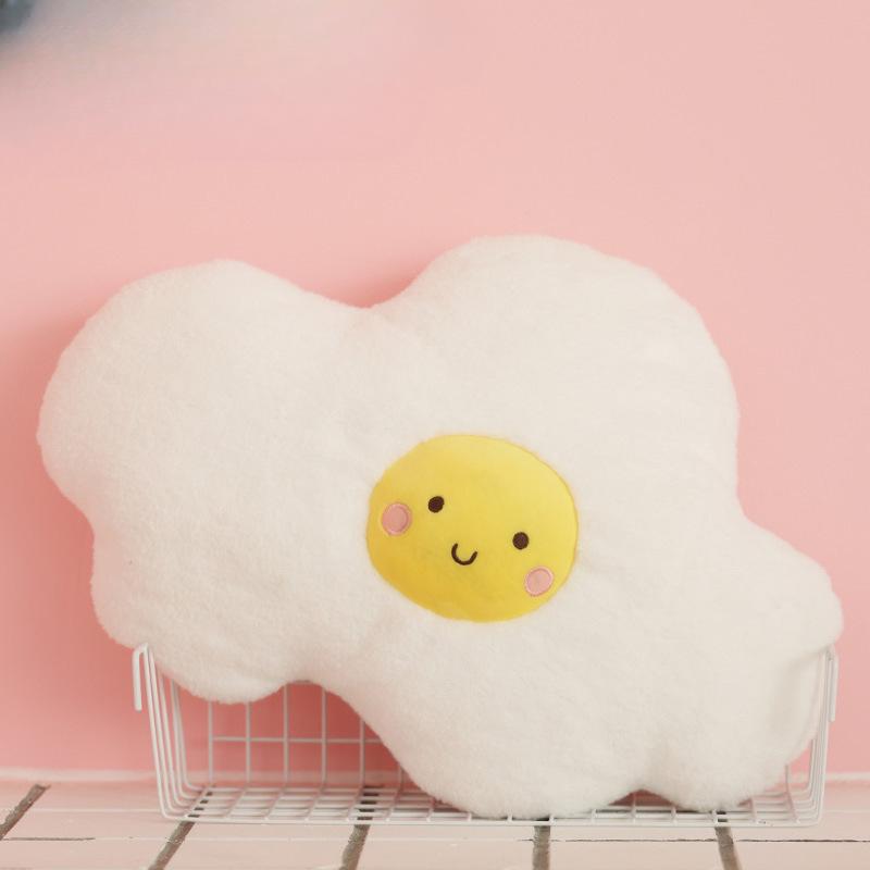 Подушка INS Girl Heart Подушка Girl Cute Cloud Tatami для гостиной с диваном и окном в эркере