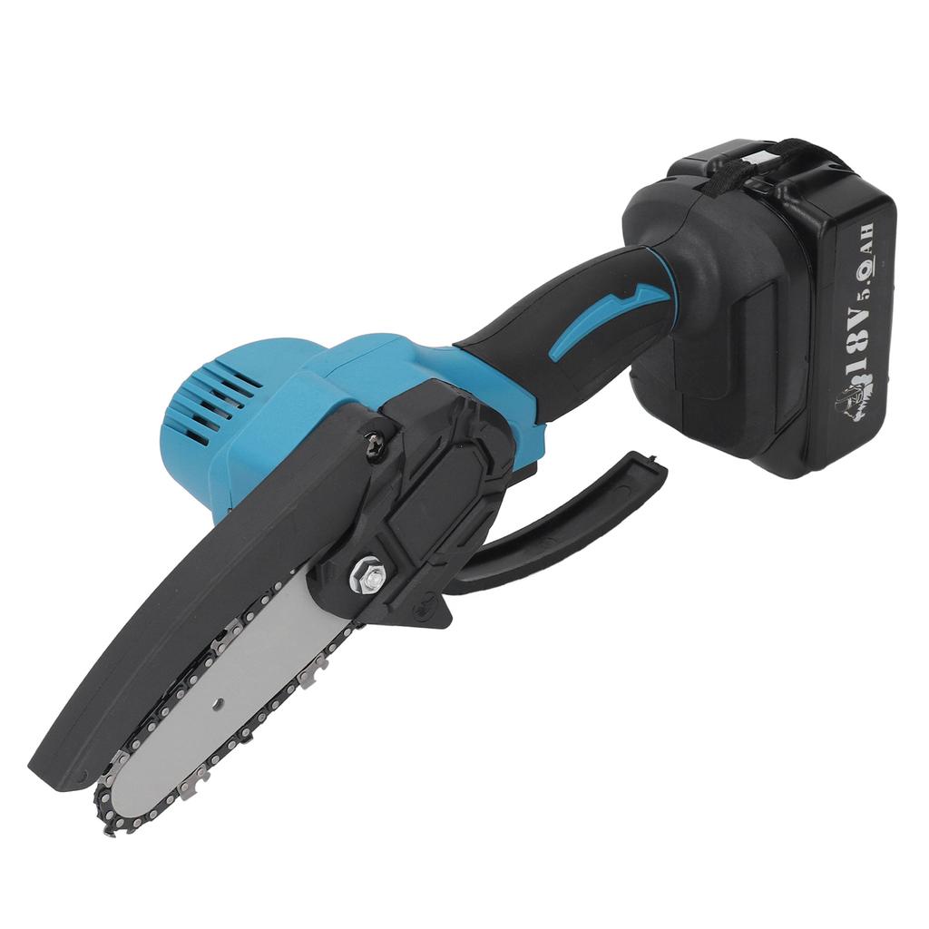 Мини цепная пила электрическая беспроводная ручная портативная быстрая садовая цепная пила для обрезки веток для 18 В