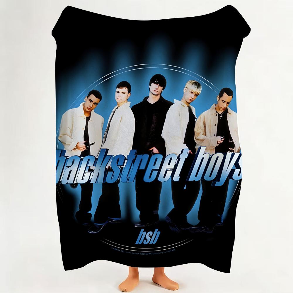 Band B Backstreet B Boys Throw Flannel Throw Blanket Suitable for Sofa Living Room Bedroom