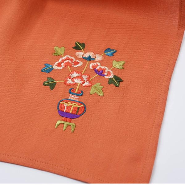 Embroidered “Flower & Auspice” Handkerchief – National Museum of Korea Exclusive