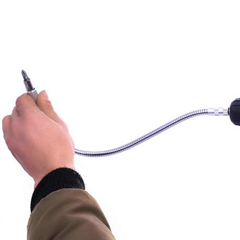 1/4" Extension Screwdriver Drill Bit Flexible Shaft Bit Holder Connecting Link