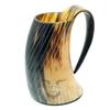 Viking Vibes Tankard Special Edition Polished Hand Engraved Viking Horn Mug Cup for Mead, Ale and Beer (