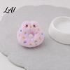Soft Cat Toy Donut Shape Toy with Natural Catnip And Rattle Paper PP Cotton Filling Teaser Chew Bite Anxiety Relief Pet for Cats Teeth Grinding