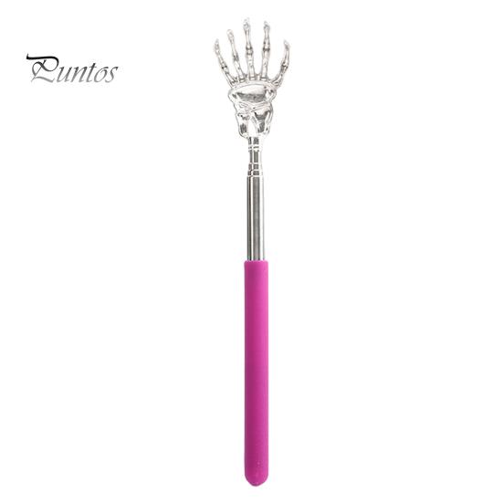 Выдвижной скребок для спины с призраком из нержавеющей стали, портативный телескопический массажер с когтями, забавный подарок для пожилых людей, пап, мужчин, женщин