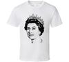 Queen Elizabeth Ii Black And White Portrait T Shirt