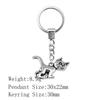 Valentine's Day Personalized Keychain Cat Dog Rabbit Keychains Home Garden Men's Keychain