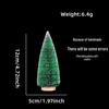 White Mini Christmas Tree Desktop Ornament - Small Christmas Decorations for Window Display