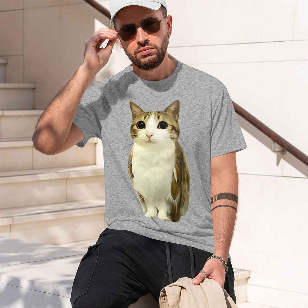 2026 New Model Owl Funny Meowl Rot Graphic Tshirts Unisexs Unisex Clothing Fashion Short Sves Tshirt Cotton D T Shirts