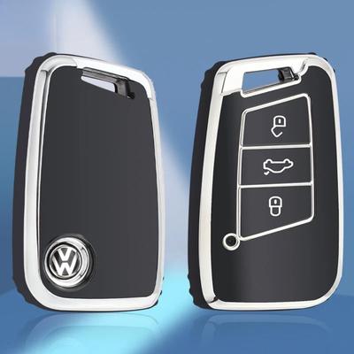 Чехол-оболочка для корпуса брелока автомобильного ключа из ТПУ для VW Volkswagen Passat B8 Tiguan Magotan Golf для Skoda Kodiaq Superb A7 Аксессуары