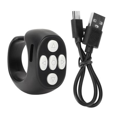 Bluetooth 5.3 Кольцо Пульт Дистанционного Управления Переворачиватель Страниц Сотовый Телефон Камера Затвор Селфи Пульт Дистанционного Управления для Видео