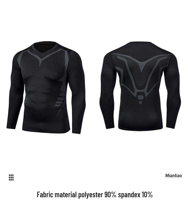 2025 Спортивные компрессионные футболки: Длинные и короткие рукава для фитнеса, бега, формирования тела